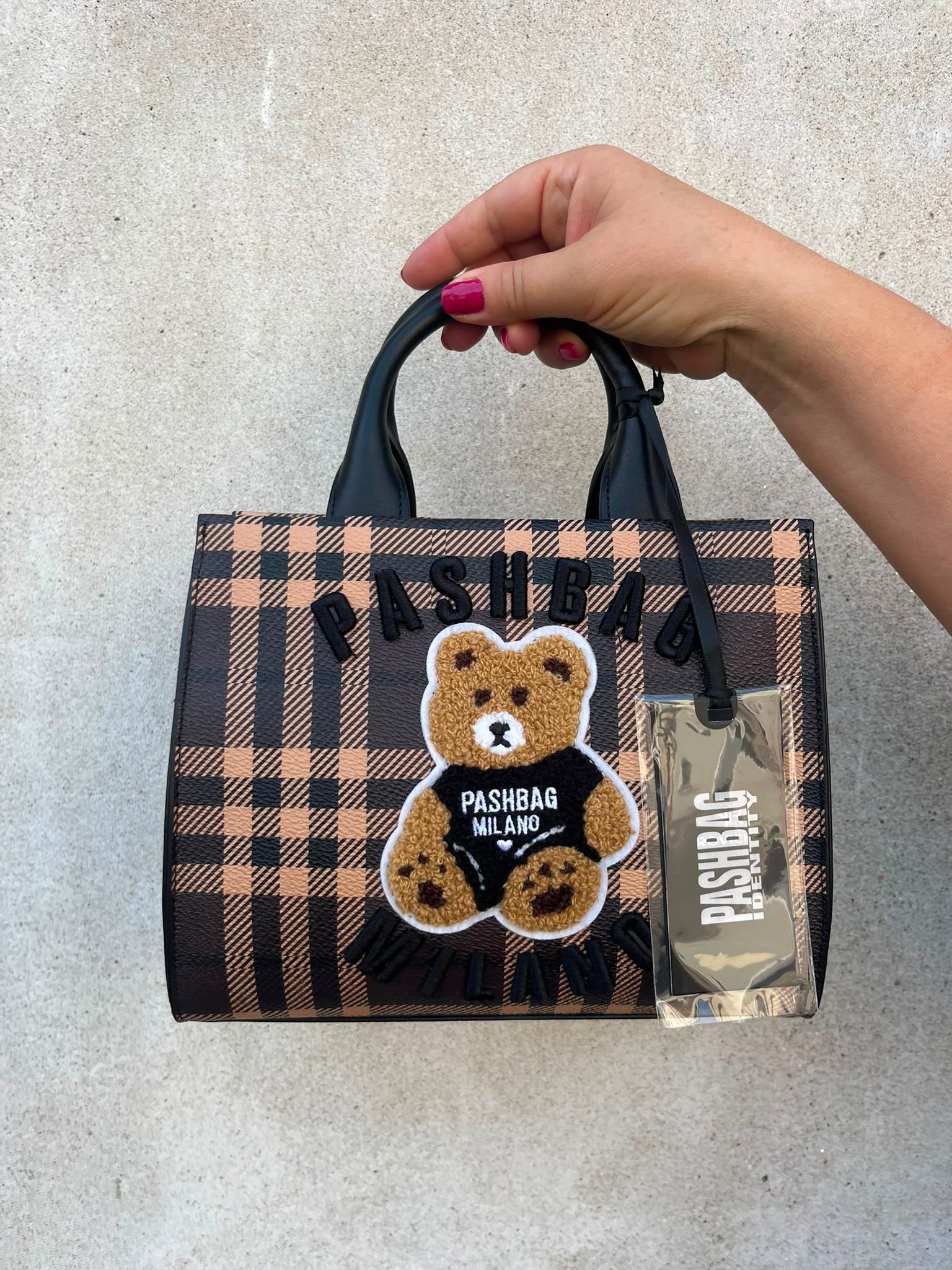 Bauletto stampa burberry