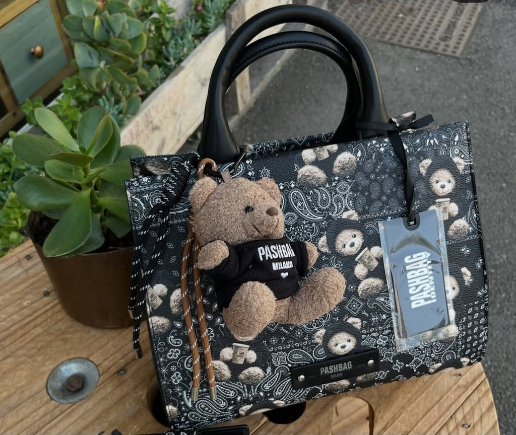Bauletto bianco e nero