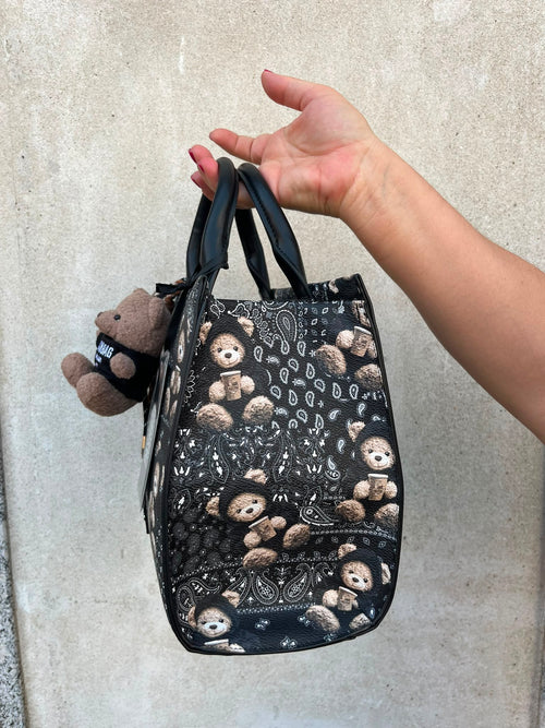 Bauletto bianco e nero